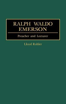 portada Ralph Waldo Emerson: Preacher and Lecturer (Great American Orators) (en Inglés)