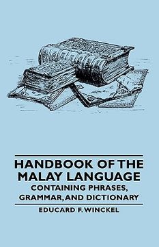 portada handbook of the malay language - containing phrases, grammar, and dictionary