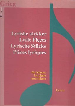 portada Grieg. Lyriske Styker. Lyric Pieces