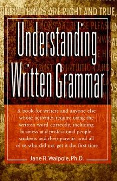 portada understanding written grammar (in English)