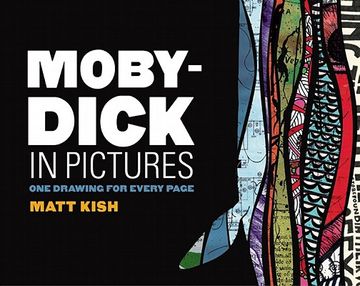 portada moby-dick in pictures,one drawing for every page (in English)