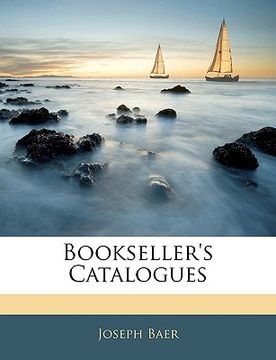portada Bookseller's Catalogues (en Alemán)