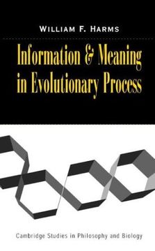portada Information and Meaning in Evolutionary Processes (Cambridge Studies in Philosophy and Biology) (in English)