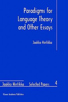 portada paradigms for language theory and other essays (en Inglés)