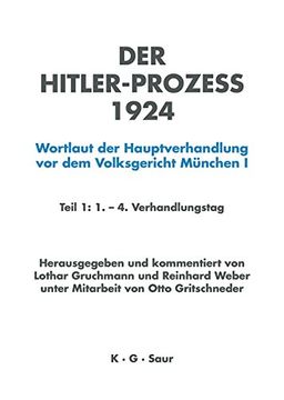 portada HITLER-PROZEß 1924 TL.1 (German Edition)