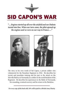 portada Sid Capon's War (en Inglés)