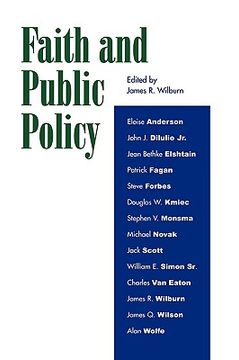 portada faith and public policy (en Inglés)