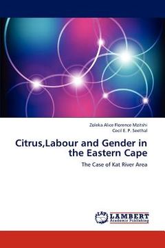 portada citrus, labour and gender in the eastern cape (en Inglés)