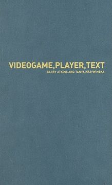 portada videogame, player, text (in English)