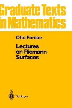 portada lectures on reimann surfaces