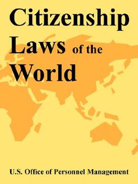 portada citizenship laws of the world (en Inglés)
