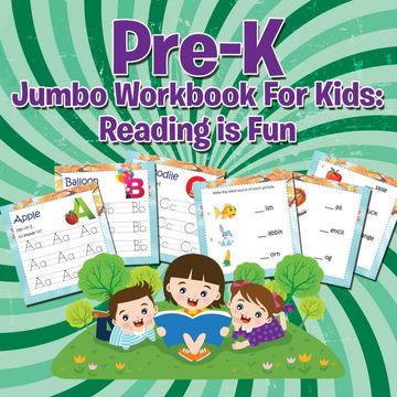 portada Pre-K Jumbo Workbook for Kids: Reading is fun (in English)
