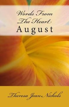portada Words From The Heart: August (en Inglés)