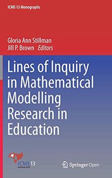 portada Lines of Inquiry in Mathematical Modelling Research in Education (Icme-13 Monographs) (en Inglés)