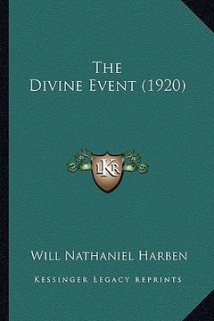 portada the divine event (1920) (en Inglés)
