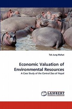 portada economic valuation of environmental resources (en Inglés)