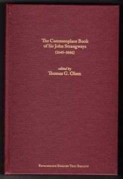 portada The Commonplace Book of sir John Strangways: 1645-1666 (Medieval & Renaissance Texts & Studies) (in English)