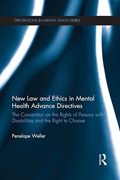 portada New law and Ethics in Mental Health Advance Directives (Explorations in Mental Health) (in English)