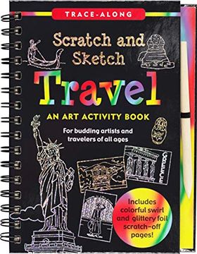 portada Scratch & Sketch(Tm) Travel (Trace Along) (en Inglés)