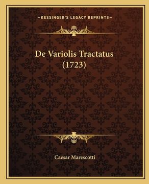 portada De Variolis Tractatus (1723) (en Latin)