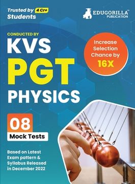 portada KVS PGT Physics Exam Prep Book 2023 (Subject Specific): Post Graduate Teacher (English Edition) - 8 Mock Tests (Solved) with Free Access to Online Tes