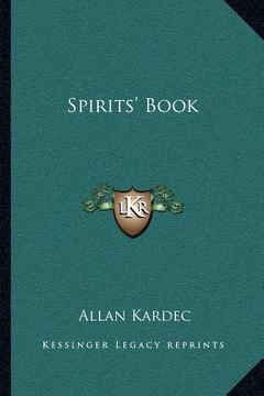 portada spirits' book (en Inglés)