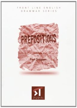 portada Prepositions Front Line English Grammar Serie (in Spanish)