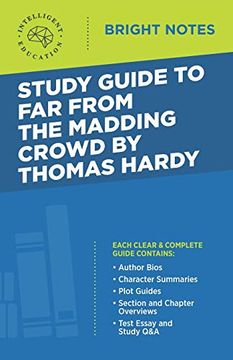 portada Study Guide to far From the Madding Crowd by Thomas Hardy (Bright Notes) 
