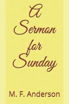 portada A Sermon for Sunday