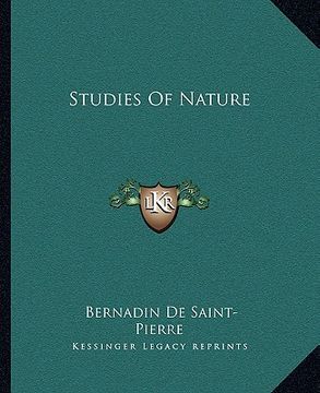 portada studies of nature (en Inglés)