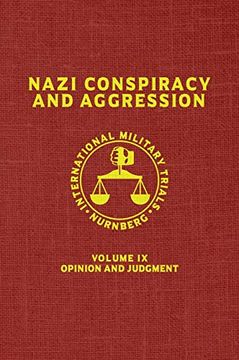 portada Nazi Conspiracy and Aggression: Volume ix -- Opinion and Judgment -- (The red Series) 