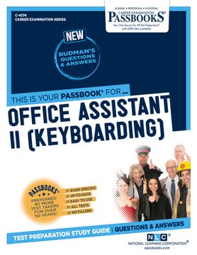 portada Office Assistant II (Keyboarding) (C-4574): Passbooks Study Guide Volume 4574