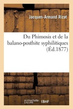 portada Du Phimosis Et de la Balano-Posthite Syphilitiques (en Francés)