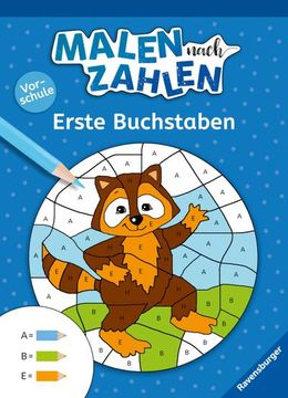 portada Malen Nach Zahlen, Vorschule: Erste Buchstaben (en Alemán)
