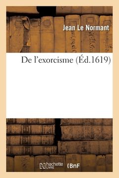 portada de l'Exorcisme (in French)