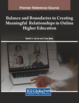 portada Balance and Boundaries in Creating Meaningful Relationships in Online Higher Education (in English)