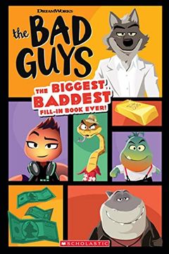 portada Bad Guys Movie Fill ins Book: The Biggest Baddest Fill-In Book Ever! (en Inglés)