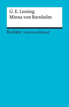 portada minna von barnhelm. lektüreschlüssel (in German)