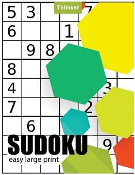 portada Sudoku Easy Large Print: Puzzles & Games - Easy, Over 1200+ Puzzles -: Large 8.5x11 inch 220 p. Sudoku book (en Inglés)