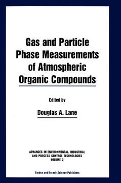 portada gas and particle phase measurements of atmospheric organic compounds (en Inglés)