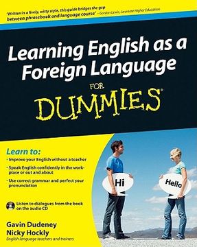 portada learning english as a foreign language for dummies [with cd (audio)] (en Inglés)