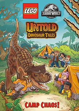 portada Untold Dinosaur Tales #2: Camp Chaos! (Lego Jurassic World) (Lego Jurassic World: Untold Dinosaur Tales, 2) (en Inglés)