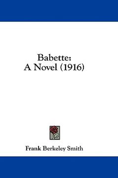 portada babette: a novel (1916) (en Inglés)