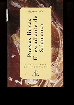 portada Poesías Líricas - el Estudiante de Salamanca