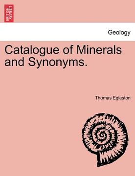portada catalogue of minerals and synonyms.