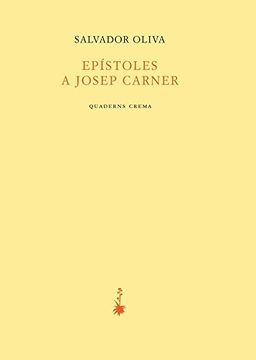 portada Epístoles A Josep Carner (Poesia dels Quaderns Crema)
