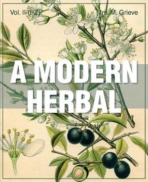 portada A Modern Herbal (Volume 2, I-Z and Indexes) (en Inglés)
