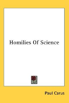 portada homilies of science (en Inglés)