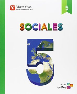 portada SOCIALES 5 + ARAGON SEP (AULA ACTIVA): Sociales 5. L. Alumno Y Separata Aragón. Aula Activa: 000002