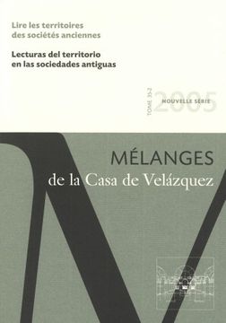 portada Lecturas del territorio en las sociedades antiguas: Mélanges de la Casa de Velázquez 35-2